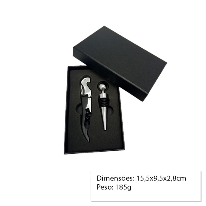 KIT 2 PÇS PARA VINHO REF: AP36666-2SET KIT 2 PÇS PARA VINHO REF: AP36666-2SET