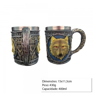 CANECA METAL REVEST.RESINA 400ML REF:AP-171049 CANECA METAL REVEST.RESINA 400ML REF:AP-171049