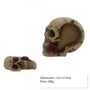 CINZEIRO DE RESINA PLAST.PVC MOD. CAVEIRA REF:AP-171038 CINZEIRO DE RESINA PLAST.PVC MOD. CAVEIRA REF:AP-171038
