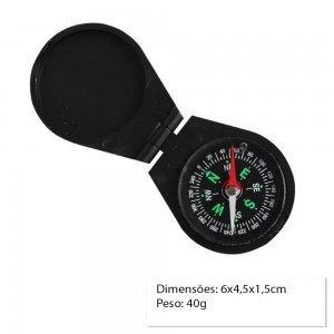 BUSSOLA DE PLASTICO DE MAO/BOLSO REF:AP-DC45-8