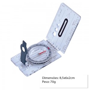 BUSSOLA DE PLAST/ACRIL DE MAO/BOLSO REF:AP-DC40-2