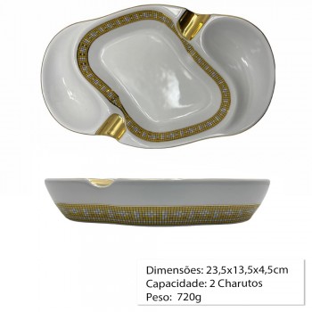CINZEIRO DE MESA PARA CHARUTO EM RESINA REF: AP1718