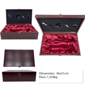 KIT VINHO ACESS EM METAL COM SACA-ROLHA REF:AP7212D