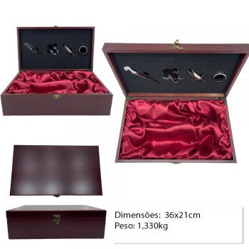 KIT VINHO ACESS EM METAL COM SACA-ROLHA REF:AP7212D