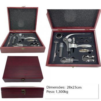KIT ACESS METAL P/SERVIR VINHO SACA-ROLHA REF:APJU-RB-9SET KIT ACESS METAL P/SERVIR VINHO SACA-ROLHA REF:APJU-RB-9SET