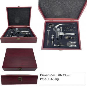 KIT ACESS METAL P/SERVIR VINHO SACA-ROLHA REF:APJU-R9SET