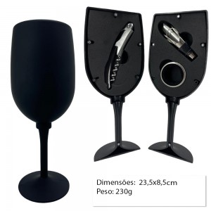 KIT ACESS METAL P/SERVIR VINHO C/SACA-ROLHA REF:APJU-0321SET