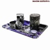 BANDEJA EM METAL MODELO CAVEIRA 17x12cm REF:AP22606