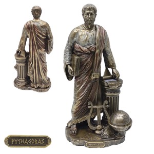 ENFEITE DE MESA MODELO PITÁGORAS EM RESINA PLÁSTICA REF: APWU77297A4