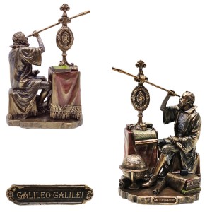 ENFEITE DE MESA MODELO GALILEU GALILEI EM RESINA PLÁSTICA REF: APWU77379A4