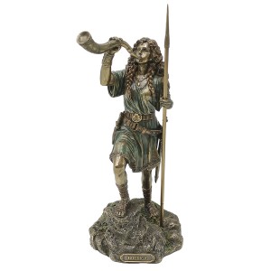 ENFEITE DE MESA MODELO RAINHA BOUDICA DOS ICENOS EM RESINA PLÁSTICA REF: APWU77092A4