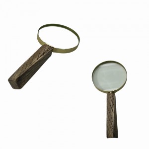 LUPA DE AUMENTO EM VIDRO COM CABO DE POLIRESINA REF: 16363