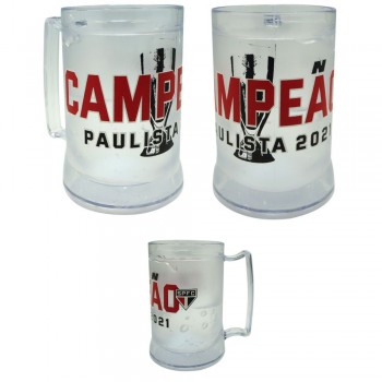 CANECA GEL INCOLOR TRICOLOR CAMPEAO 