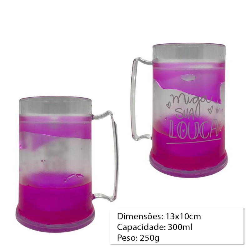 MINI CANECA GEL RS MIGA SUA LOUCA REF: 99850 MINI CANECA GEL RS MIGA SUA LOUCA REF: 99850