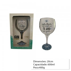 TACA GIN VIDRO FRASE HOOPONOPONO REF? 8773 TACA GIN VIDRO FRASE HOOPONOPONO REF? 8773