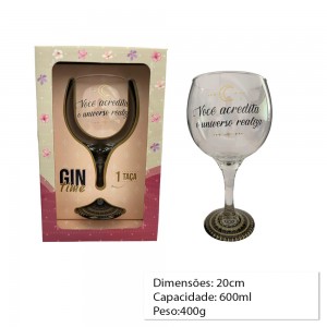 TACA GIN VIDRO VOCE ACREDITA O UNIVERSO REALIZA RE: 8777 TACA GIN VIDRO VOCE ACREDITA O UNIVERSO REALIZA RE: 8777