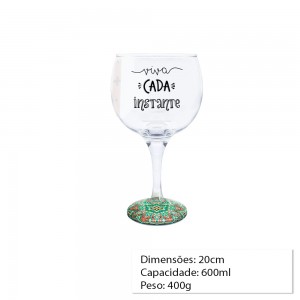 TACA GIN VIVA CADA CADA INSTANTE REF: 8781 TACA GIN VIVA CADA CADA INSTANTE REF: 8781