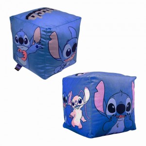 ALMOFADA FORMATO CUBO MODELO STITCH EM FIBRA REF: 10065207 ALMOFADA FORMATO CUBO MODELO STITCH EM FIBRA REF: 10065207