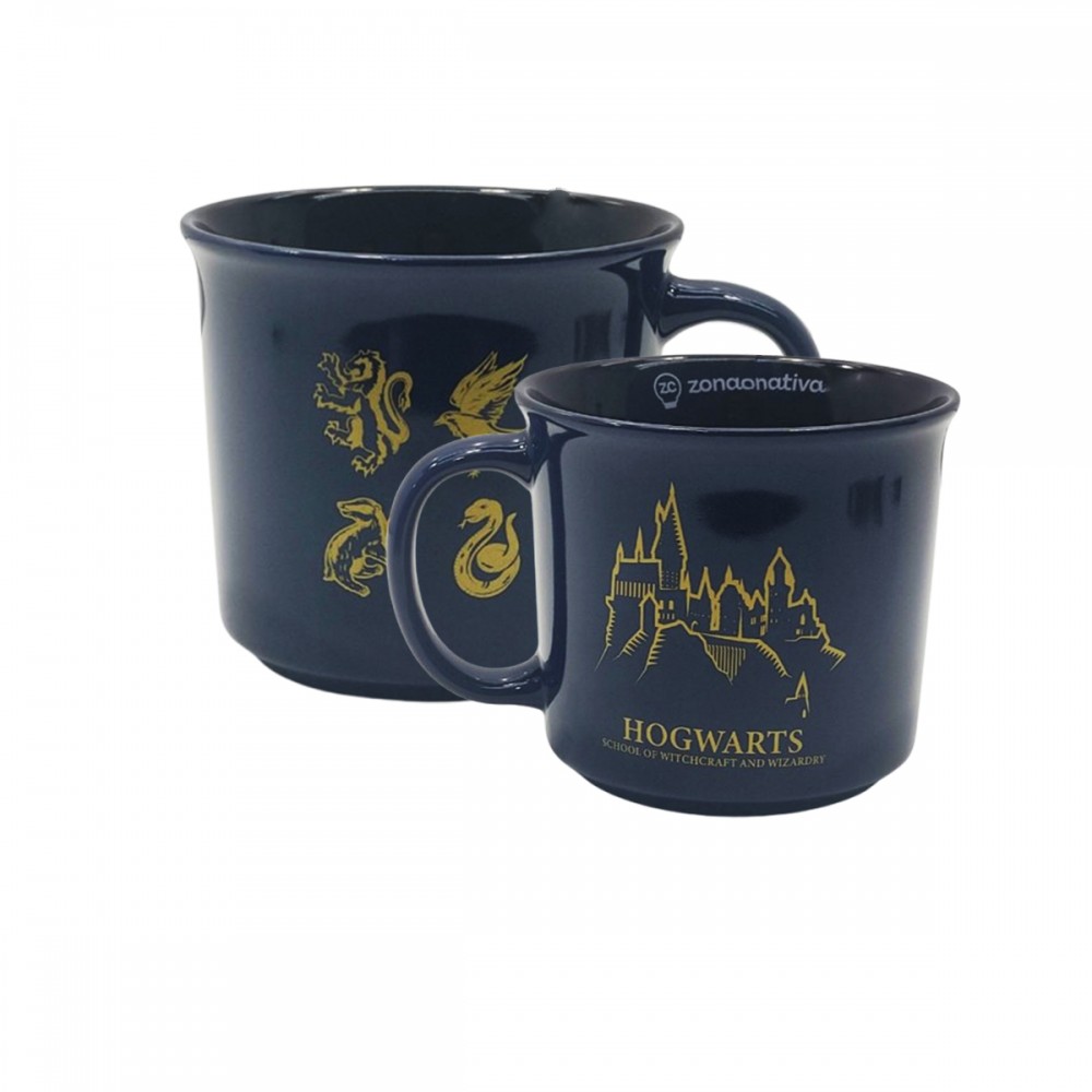 CANECA TOM MODELO HOGWARTS CASAS EM CERÂMICA 350ML REF: 10026424