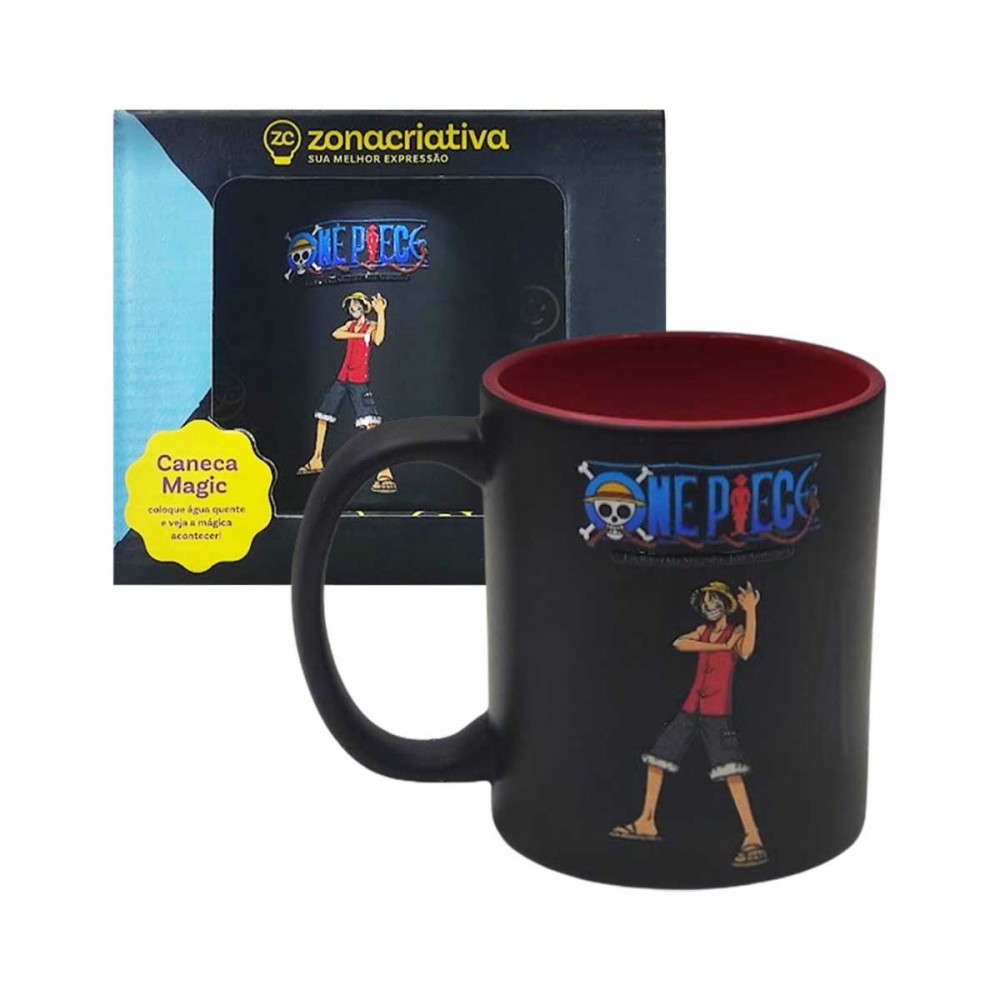 CANECA MAGIC MODELO ONE PIECE EM CERÂMICA 300ML REF: 10026467