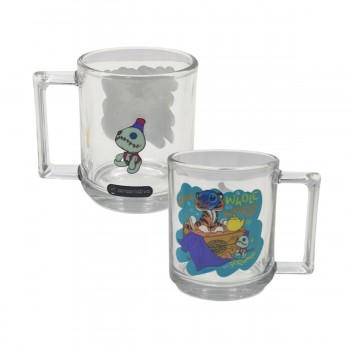 CANECA VENEZA MODELO STITCH ALADIN EM VIDRO 250ML REF: 10026521