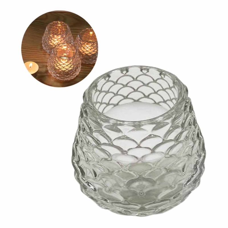 PORTA VELA DECORATIVO EM VIDRO REF: PVLA021 PORTA VELA DECORATIVO EM VIDRO REF: PVLA021