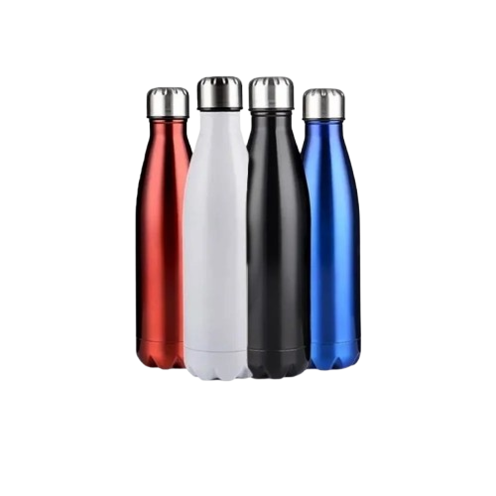 GARRAFA ESPORTIVA EM AÇO INOX 500ML REF: GF-020