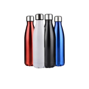 GARRAFA ESPORTIVA EM AÇO INOX 500ML REF: GF-020 GARRAFA ESPORTIVA EM AÇO INOX 500ML REF: GF-020