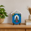 PORTA CHAVES DECORATIVO MODELO NOSSA SENHORA DE MADEIRA E METAL REF: 000046 PORTA CHAVES DECORATIVO MODELO NOSSA SENHORA DE MADEIRA E METAL REF: 000046