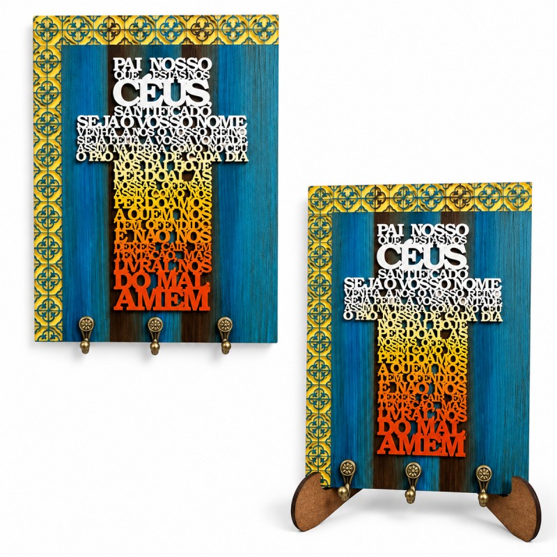 PORTA CHAVES MODELO PAI NOSSO REF: 000047 PORTA CHAVES MODELO PAI NOSSO REF: 000047