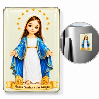 IMÃ MODELO NOSSA SENHORA DAS GRAÇAS REF: 000229