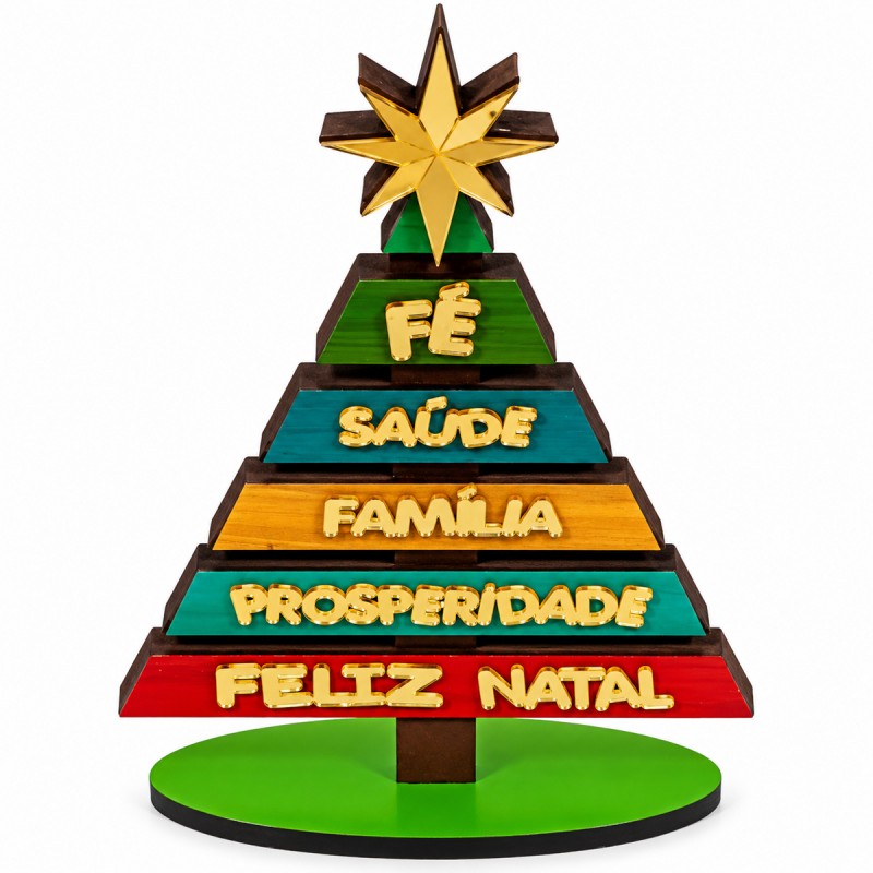 ARVORE DE NATAL DECORATIVA REF: 000249
