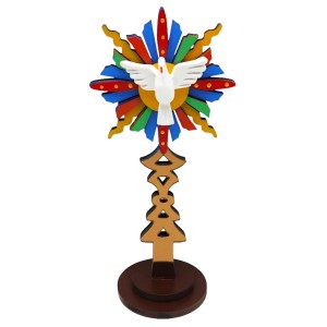 DIVINO ESPIRITO PEDESTAL DE MADEIRA REF: 000550