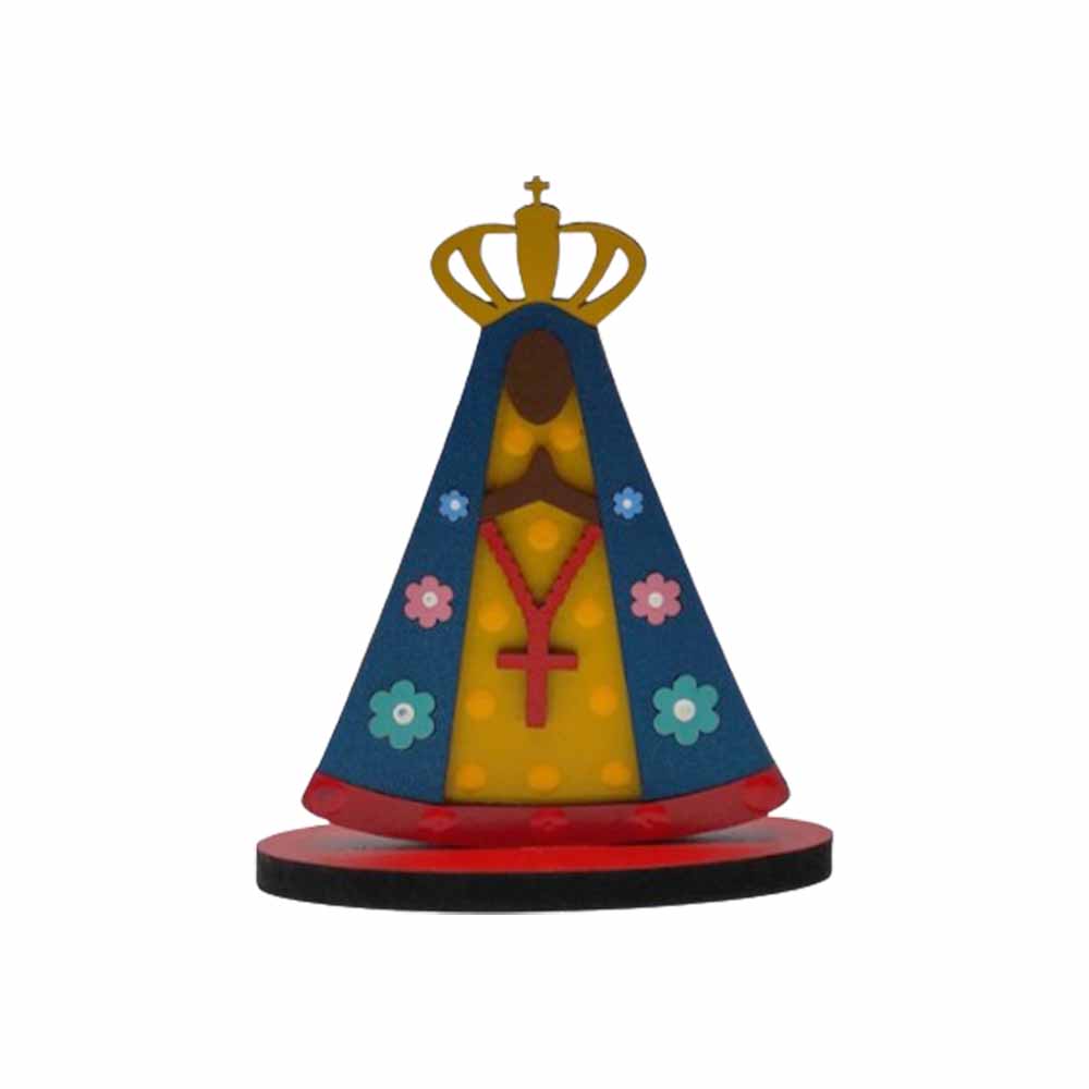 MINI PLACA DECORATIVA MODELO NOSSA SENHORA COROA EM MDFREF: 001564