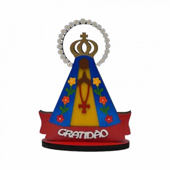 PLACA DECORATIVA MODELO NOSSA SENHORA GRATIDÃO EM MDF REF: 001786