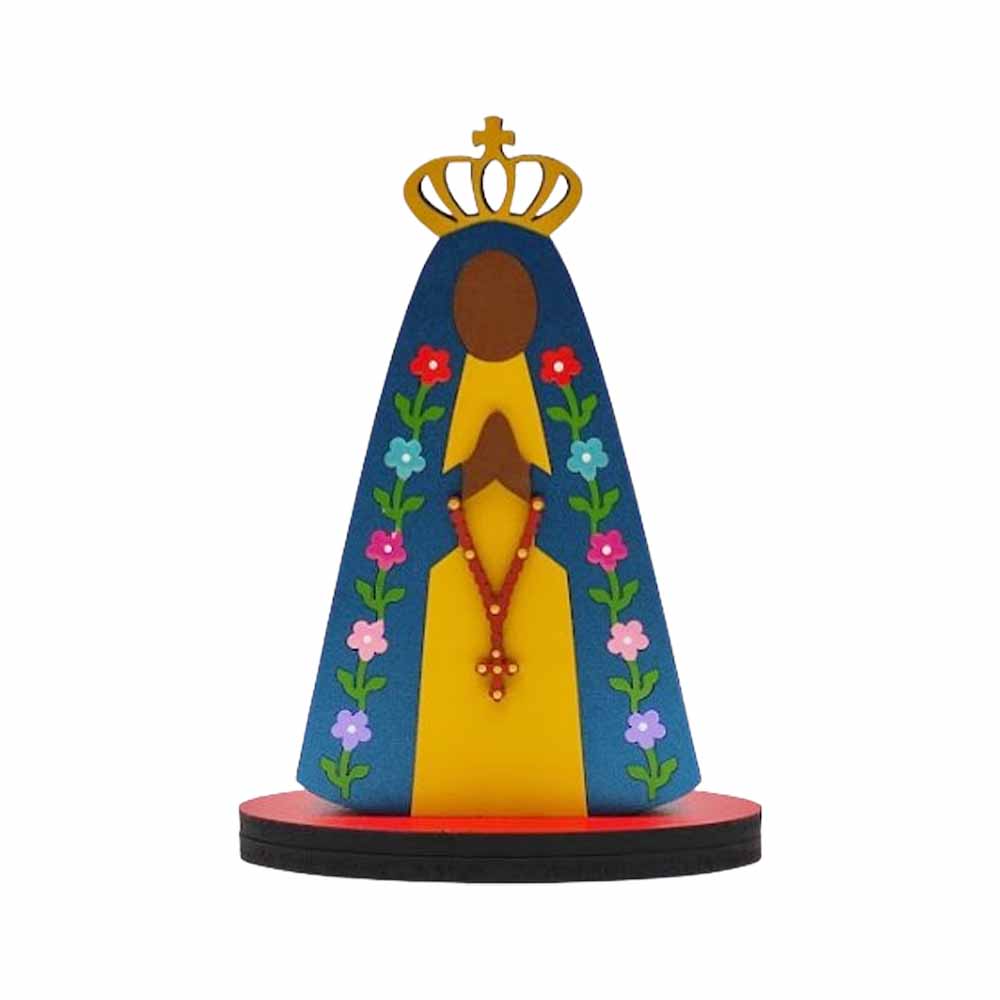 PLACA DECORATIVA MODELO NOSSA SENHORA FLORAL EM MDF REF: 002691 PLACA DECORATIVA MODELO NOSSA SENHORA FLORAL EM MDF REF: 002691