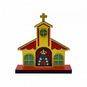 PLACA DECORATIVA MODERLO CAPELA EM MDF REF: 002738