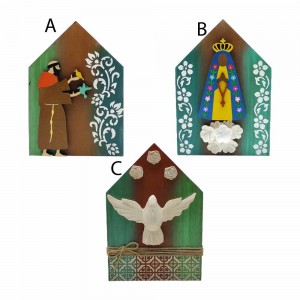 PLACA DE MESA DECORATIVA MODELO CASINHA EM MDF REF: 002745