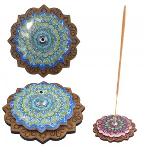 PORTA INCENSO REDONDO MANDALA REF: 01.001.004.003