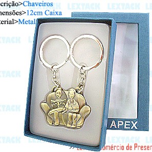 CHAVEIRO C/ CAIXA. TAM:8.3X12X2.4CM