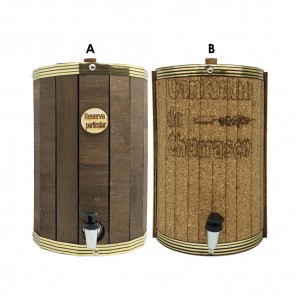 PINGÔMETRO BARRICA DE PAREDE ROLHA OVAL  REF: 01109