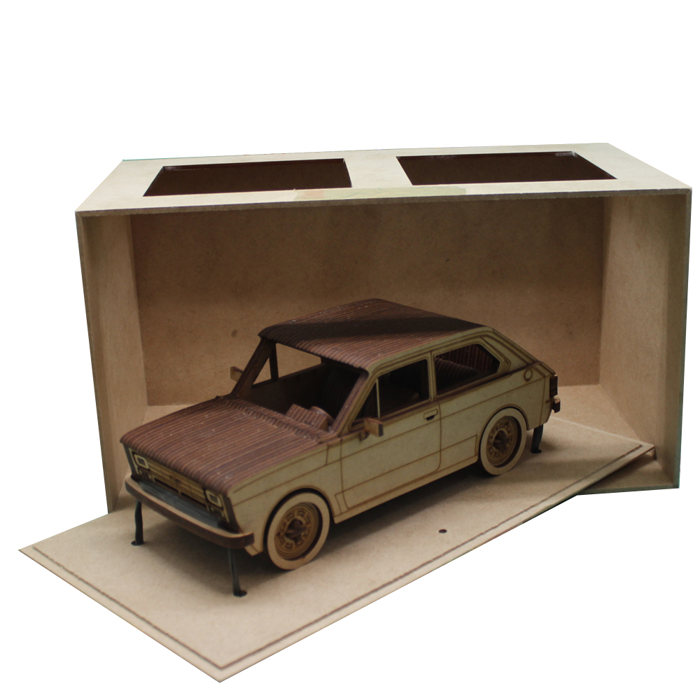 FIAT 147 NA CAIXA MDF