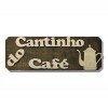 PLACA DECORATIVA MODELO CANTINHO DIVERSOS EM MADEIRA REF: 04143