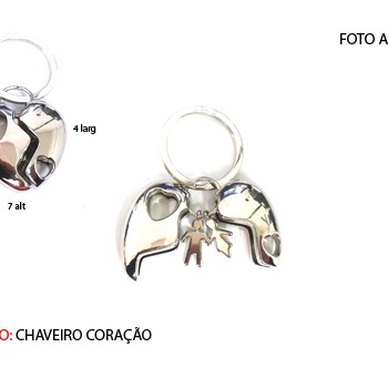 CHAVEIRO EM METAL. TAM:12x6x4CM