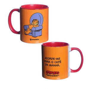 CANECA GARFIELD CAFÉ DA MANHÃ POP EM CERÂMICA 350ML REF: 10025813 CANECA GARFIELD CAFÉ DA MANHÃ POP EM CERÂMICA 350ML REF: 10025813