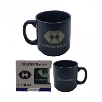 CANECA MINI TINA MODELO ADMINISTRAÇÃO EM CERÂMICA 100ML REF: 10025836