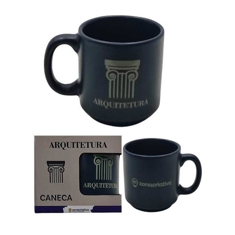CANECA MINI TINA MODELO ARQUITETURA EM CERÂMICA 100ML REF: 10025837 CANECA MINI TINA MODELO ARQUITETURA EM CERÂMICA 100ML REF: 10025837
