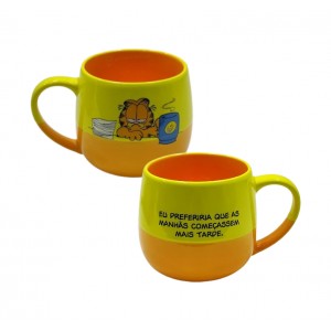 CANECA MAGGIE MODELO GARFIELD EM CERÂMICA 400ML REF: 10025927