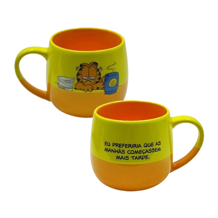 CANECA MAGGIE MODELO GARFIELD EM CERÂMICA 400ML REF: 10025927 CANECA MAGGIE MODELO GARFIELD EM CERÂMICA 400ML REF: 10025927