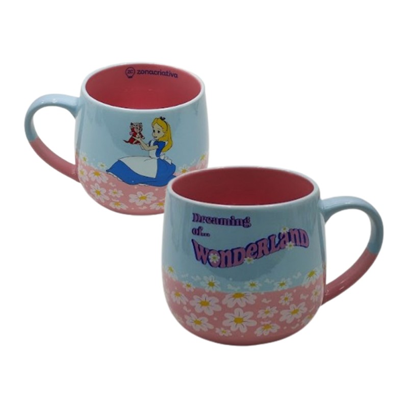 CANECA MODELO ALICE EM CERÂMICA 400ML REF: 10025940